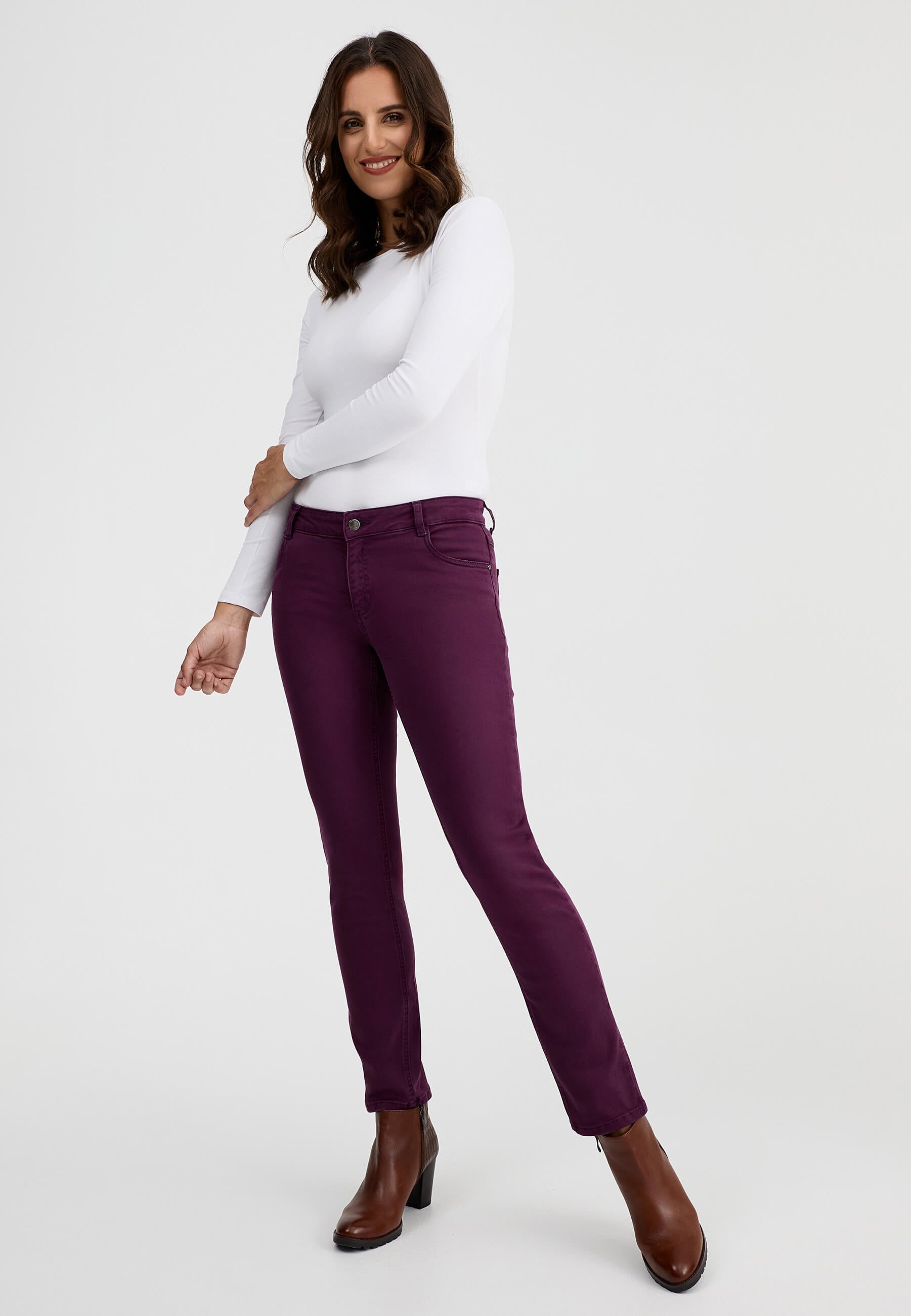 wonderjeans Regular Dark Purple